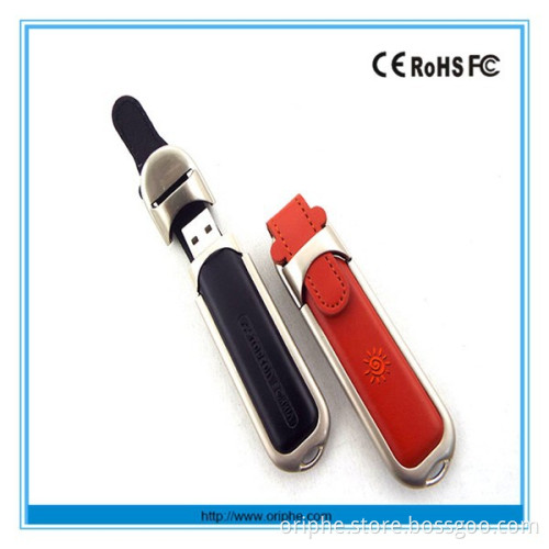 leather USB flash drives, USB stick popular model,easy printing logo